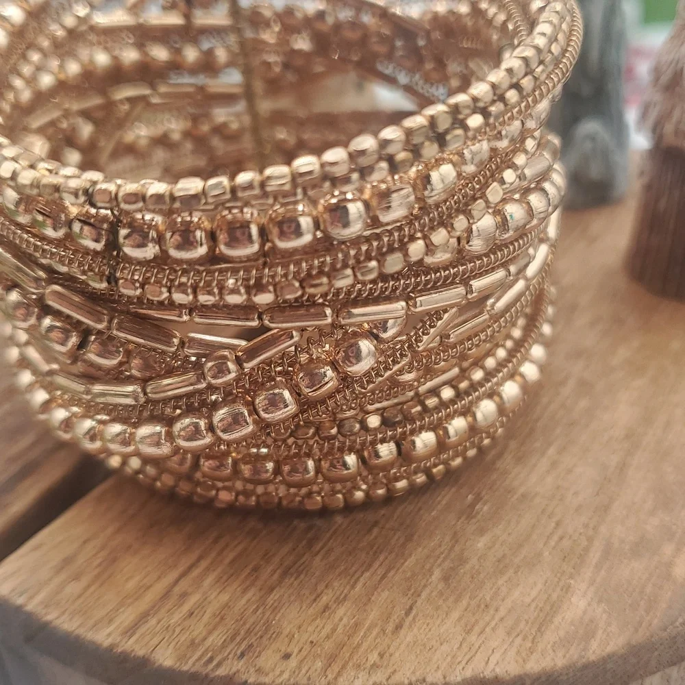 Showstopper India Bangle Bracelet Cuff Overflow‎